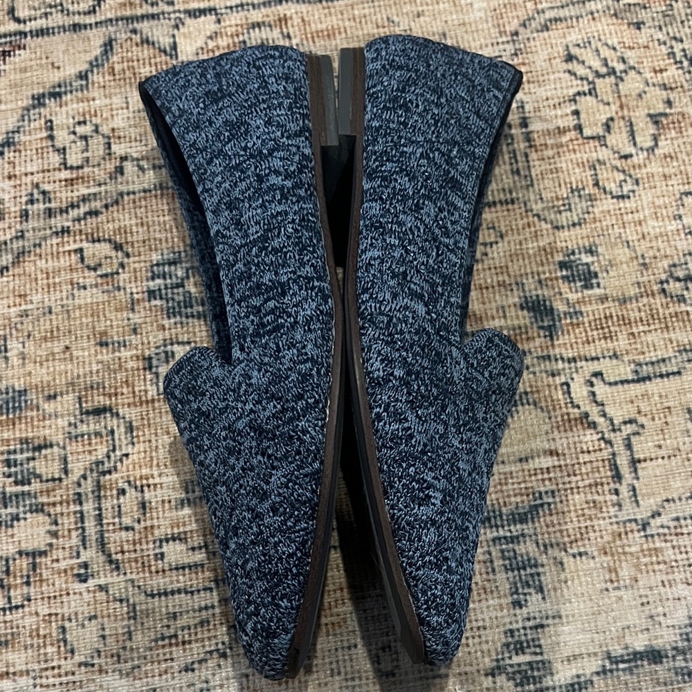 Skechers womens Blue Knit Memory Form Slip-On Loafers size 6 1/2 - Picture 8 of 10
